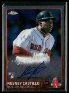 2015 Topps Chrome Rusney Castillo #AR-RC autógrafo novato radiocontrol Boston Red Sox - Imagen 1 de 2