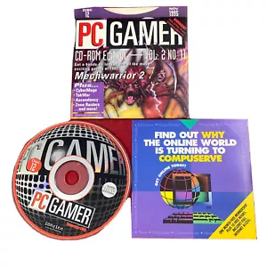 Vintage PC Gamer Demo Disc 12 1995 Mechwarrior 2 CyberMage TekWar Stonekeep + - Picture 1 of 4