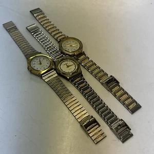 3 Vintage Watches for Repair or Parts Oleg Cassini 32-015 UNTESTED AS-IS - Picture 1 of 15