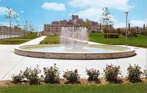 Postcard MO Columbia University of Missouri Mall Univ. Hospital 60s-70s NrMINT - Picture 1 of 1