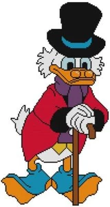 PUNTO DE CRUZ + PATRÓN ARTESANAL Pato Donald Scrooge McDuck Cuento de Navidad Grinch - Imagen 1 de 16