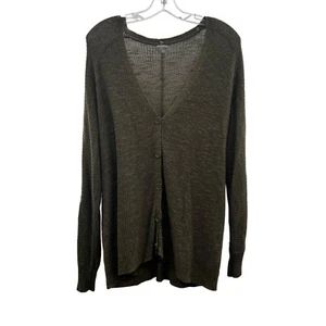 Charlotte Russe Women's V-Neck Button Up Knit Cardigan Green Size Small - Picture 1 of 9