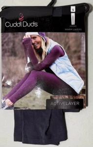 Cuddl Duds Women's Warm Layers Active Layer Leggings Size Small Dark Gray - Picture 1 of 6