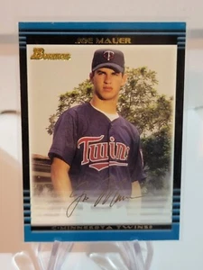 2002 Bowman GOLD SIGNATURE Parallel #370 RC JOE MAUER HOF Twins - Picture 1 of 2