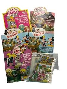 Vintage Disney Bambi Mickey Instant Egg Art Sun Hill Easter Wrappers Mixed Lot - Picture 1 of 12