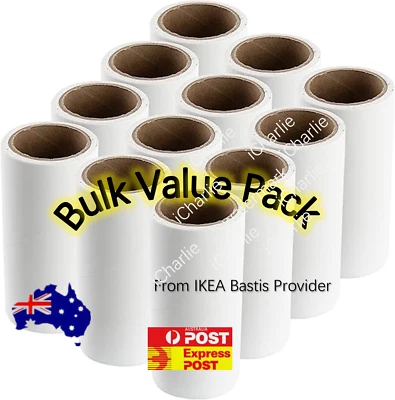 12x IKEA Bastis Lint  Roller Compatible Refills Dust Animal Pet Hair Remover 720 - image 1 of 2