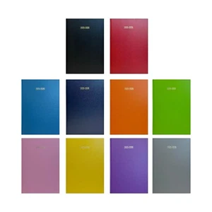 2025-2026 Academic Diary A5 A4 Hardback Day to Page Week To View School Teacher - Picture 1 of 20