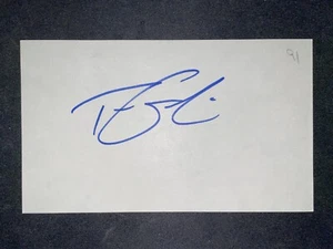 1991 DODGERS: Tom Goodwin, SIGNED 3x5 (BSJ) - Picture 1 of 1