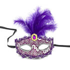 Party Mask Women Masquerade Luxury Peacock Feathers Half Face Mask Cosplay
