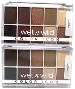 (2) Wet N Wild Color Icon 10-Pan Palette Sealed 0.42 oz 1114073 - Nude Awakening - Picture 1 of 3