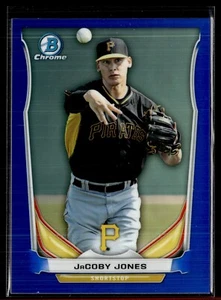 2014 BOWMAN CHROME BLUE /399 JACOBY JONES PIRATES - Picture 1 of 1