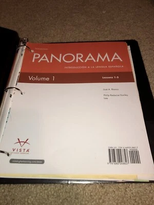 Panorama Spanish Textbook Volume 1 Fifth Edition Lessons 1-5 NO CODE - Image 1 of 3