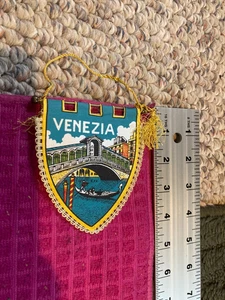 Bandiera Pennant Vintage Venezia Italia DOPPIA FACCIA - SPEDIZIONE VELOCE - Foto 1 di 2