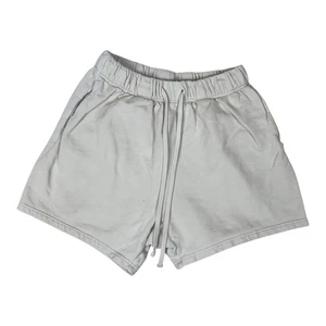 Mnml Mens Sweat Shorts Size Medium Drawstring Beige Cotton Loungewear 5" Inseam - Picture 1 of 10
