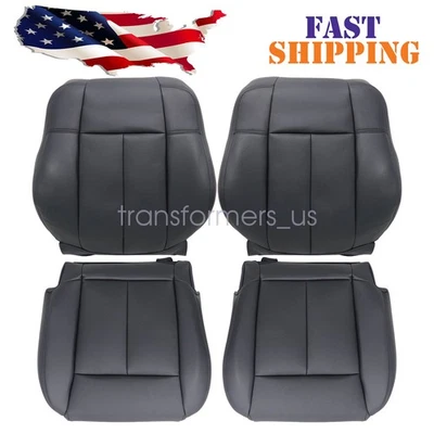 For Infiniti M35 M45 2006-2010 Driver / Passenger Perforated Leather Seat Cover - Image 1 of 4