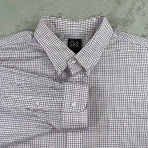 Jos A Bank Oberhemd Herren 19-36 Reisende Mehrfarbig Kariert Langarm Baumwolle - Bild 1 von 7