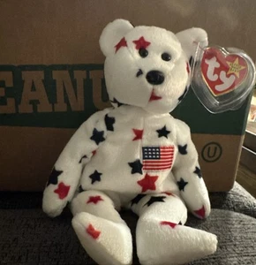 RARE GLORY Ty Beanie Baby with Numbered Tush Tag and Tag Errors - Picture 1 of 5