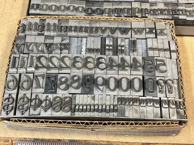 48 Pt Bernhard Modern Bold / Letterpress Font - Image 1 of 4