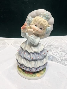 MEGAN AND FRIENDS by HEARTLINE Porcelain Figurine Little Girl with Cookies - Picture 1 of 4