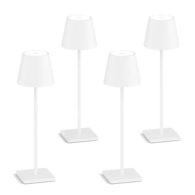 4-Pack Rechargeable Table Lamps, LED Cordless Table Lamp, 3W 6000mAh Battery ... - Image 1 of 4