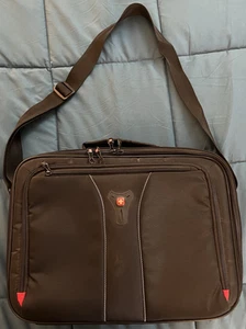 Wenger Swiss Gear Computer Laptop Tablet Carrying Black Briefcase Travel Bag 16" - Afbeelding 1 van 4