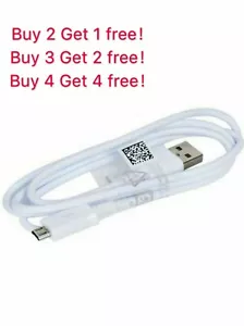 For Samsung Galaxy S7 Edge S7 S6 S4 J3 J7 LG HTC Micro USB Cable Fast Charging - Picture 1 of 3