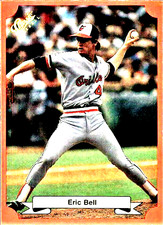 1988 Orioles Classic Baseball Card #193 Eric Bell  (Rochester Red Wings).. S0039