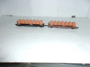D5(N) 2 items Bachmann , 1-L & N and 1-N H flat car w/load - Picture 1 of 3