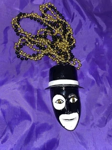 2024 Krewe Of Zulu ⚜️ New Orleans Mardi Gras Specialty Bead Throw - Picture 1 of 3