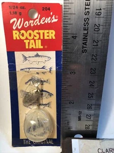Vintage Wardens Rooster Tail New In Package - Picture 1 of 3