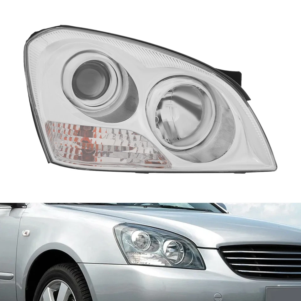 RH Halogen Headlight Right Passenger Side Headlamp Fit For 2007-2008 Kia Optima Foto 1 de 4