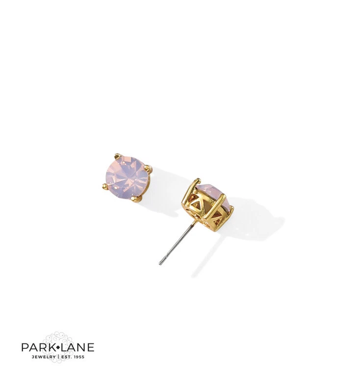 Park Lane «ИМПРЕССИОН СЕРЬГИ» розовый опал с золото 3 карата CZ Reg. $90 - Изображение 1 из 1