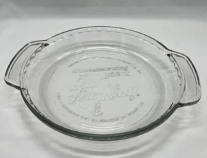 Anchor Hocking FIRE-KING Pie Plate - 50th Anniversary - Clear Glass - Picture 1 of 2