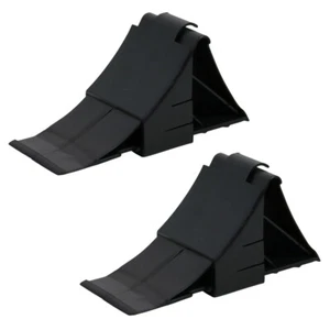2x KFZ Unterlegkeile Bremskeil Hemmschuhe inkl. Halter PKW Anhänger Wohnwagen - Bild 1 von 4
