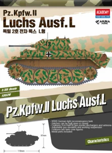 Kits de modelos Academy Hobby escala 1/35 Pz.Kpfw.II Luchs Ausf.L #13526 - Imagen 1 de 6