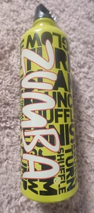 Zumba Fitness Tanz Trinkflasche Aluminium Metall grün schwarz Metallclip - Bild 1 von 6