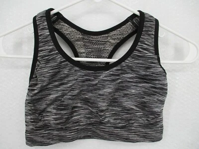 Sujetador para mujer AVIA pequeño inalámbrico sin almohadilla negro a rayas correa elástica  Foto 1 de 4