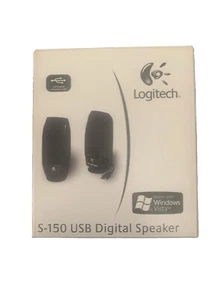 Logitech S150 Digital Computer/Phone Speaker System USB Black For Mac & PC. - Picture 1 of 2
