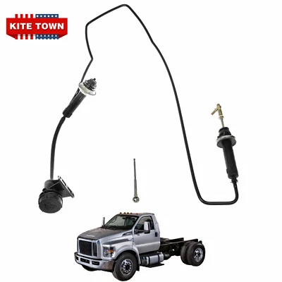 Clutch Master and Slave Cylinder Assembly Kit for Ford F-750 F-650 For CC649051 Foto 1 de 4