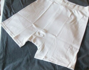 NEW Men's Super white Twin Pack White 100% Cotton Trunks - Picture 1 of 4