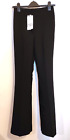 Zara Black High Rise Flared Trousers Size S Approx Fit Size 8 Slim Flare