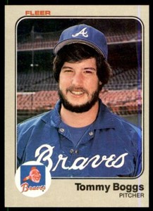 1983 Fleer Tommy Boggs Atlanta Braves #131