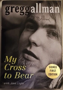 Gregg Allman signiert "Mein Kreuz zum Bären" geprägt Hardcover Buch unvollkommen - Bild 1 von 11
