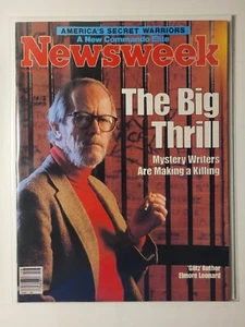 NEWSWEEK Magazine w/ ELMORE LEONARD Author Cover (April 1985) - Imagen 1 de 1