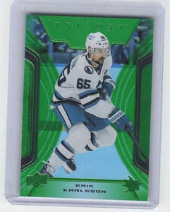 2023-24 Upper Deck Trilogy #42 Erik Karlsson Green #/25 - Picture 1 of 2