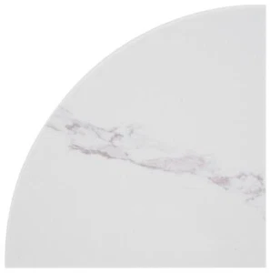 Simple Tile - 9" Faux Calacatta Azure Marble Bathroom Shower Corner Shelf - Picture 1 of 1