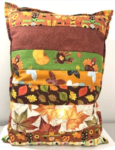 Throw Pillow Thanksgiving/Fall Pillow 16.5"x10.5"x5" In Great Condition! - Picture 1 of 5