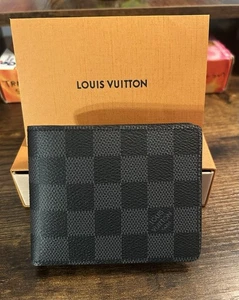 Louis Vuitton | Multiple Wallet Damier Graphite Canvas N62663 Made In France ✨️ - Picture 1 of 7