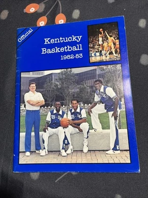 KENTUCKY WILDCATS 1982-83 BASKETBALL MEDIA GUIDE PLAYERS VTG RARE - Image 1 of 4