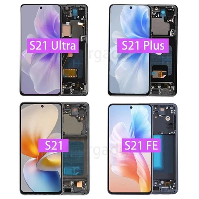 Repuesto Pantalla Táctil LCD Para Samsung Galaxy S21 Ultra/S21/S21 FE/S21+ Plus Foto 1 de 4